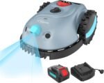 V100 Mähroboter ohne Begrenzungskabel, mit Vision-Navigation, Hindernisvermeidung(150 Arten), 4,0 Ah Akku Rasenmäher Roboter, Rasenroboter mit Graskamm, Ersatzklingen