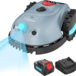 V100 Mähroboter ohne Begrenzungskabel, mit Vision-Navigation, Hindernisvermeidung(150 Arten), 4,0 Ah Akku Rasenmäher Roboter, Rasenroboter mit Graskamm, Ersatzklingen