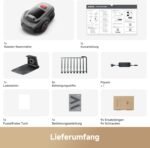 MOVA ViAX 250 Mähroboter Ohne Begrenzungskabel, Empf. 250m², KI-unterstützte Auto-Mapping, U-förmige Bahnen, Hindernisvermeidung Dual-Vision, Besserer Kantenschnitt, Für Komplexe Gelände, Appsteuerung