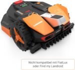 WORX Landroid Vision S250 WR202E - Robotic Lawnmower without Boundary Cable for Gardens up to 250 m², AI Lawnmower Robot (WLAN & Bluetooth, Active Obstacle Avoidance with AI Technology, Hedgehog