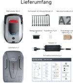 DREAME A2 1200 Mähroboter – kabellos ohne RTK, für Flächen bis zu 1200 m², mit 360° 3D-LiDAR & KI-Vision, Steigfähigkeit bis zu 50% (26,5°), u-förmiger Mähpfad, 5 cm EdgeMaster-Präzisionsschnitt