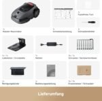 MOVA LiDAX Ultra 800 Mähroboter ohne Begrenzungskabel, Empf. 800 m², ohne RTK & automatische Kartenerstellung per 3D-LiDAR mit 360° & AI Vision, 5 cm Kantenschnitt, effiziente Wegeplanung in U-Form