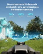 MAMMOTION YUKA mini 2 500 Mähroboter ohne Begrenzungskabel, Empf. 500 m², Kein RTK, Kein Signalabbruch, KI TrueVision-Navigation, Auto-Mehrzonen-Kartierung, DropMow, RWD für 45% Steigung, 4.5Ah-Akku