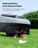 Navimow i205 AWD Mähroboter ohne Begrenzungskabel, Allradantrieb für Steigungen bis zu 45%, EFLS NRTK + Vision, Automatisches Kartieren, inkl. 2,55 Ah Akku, Empf. 500 m², Keine RTK-Antenne