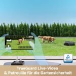 MOVA ViAX 250 Mähroboter Ohne Begrenzungskabel, Empf. 250m², KI-unterstützte Auto-Mapping, U-förmige Bahnen, Hindernisvermeidung Dual-Vision, Besserer Kantenschnitt, Für Komplexe Gelände, Appsteuerung