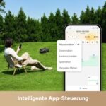 MOVA ViAX 250 Mähroboter Ohne Begrenzungskabel, Empf. 250m², KI-unterstützte Auto-Mapping, U-förmige Bahnen, Hindernisvermeidung Dual-Vision, Besserer Kantenschnitt, Für Komplexe Gelände, Appsteuerung