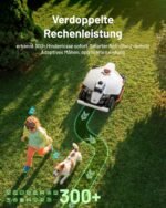 MAMMOTION LUBA 3 AWD 3000 Mähroboter ohne Begrenzungskabel für 3000㎡, 360° LiDAR+NetRTK+KI Vision Tri-Fusion-Positionierung, AWD für 80% Steigungen, Keine RTK-Basisstation, bis zu 30 Zonen, 12Ah Akku