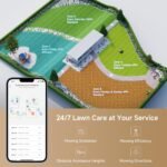 MOVA 600, Rasenmäher Roboter 360° 3D LiDAR Mähroboter ohne Begrenzungskabel & Genaue Kartierung 600 m², Smarte Hindernisvermeidung, App-Steuerung, U-förmiges Schneiden, Sicherheitswarnungen