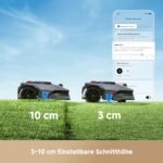 MOVA LiDAX Ultra 800 Mähroboter ohne Begrenzungskabel, Empf. 800 m², ohne RTK & automatische Kartenerstellung per 3D-LiDAR mit 360° & AI Vision, 5 cm Kantenschnitt, effiziente Wegeplanung in U-Form