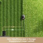 MOVA LiDAX Ultra 800 Mähroboter ohne Begrenzungskabel, Empf. 800 m², ohne RTK & automatische Kartenerstellung per 3D-LiDAR mit 360° & AI Vision, 5 cm Kantenschnitt, effiziente Wegeplanung in U-Form